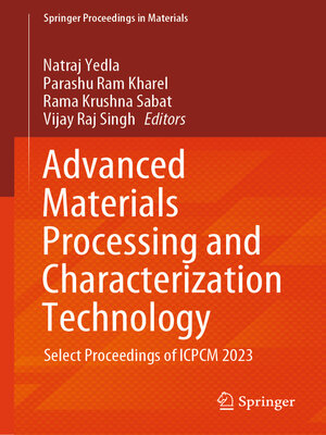 cover image of Advanced Materials Processing and Characterization Technology